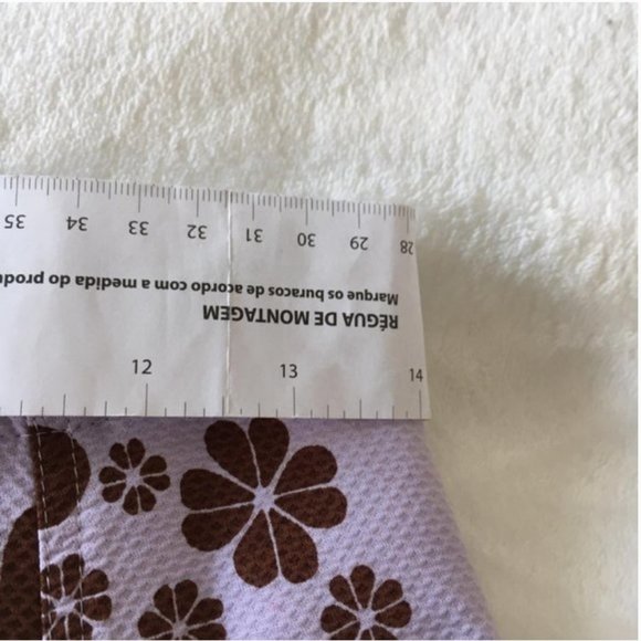 kate spade purple lilac brown floral spade midi skirt size 4 nwt - Picture 7 of 8